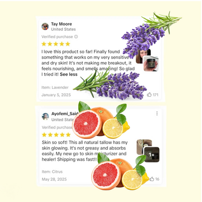 Better nurture Organic Beef Tallow Balm, crafted with care (2oz)